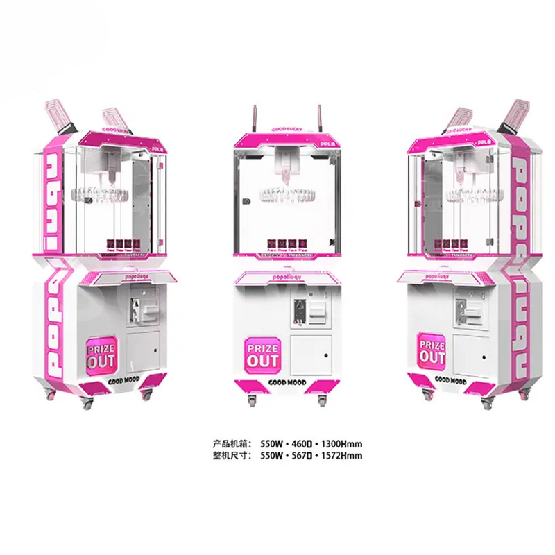 Claw Machine Manufacturer - Mini Clip Prize Clamp Snacks Vending Arcade Crane 24 Clip Card Snack Gift Mini Claw Doll