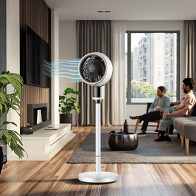 Air Circulator Fan Manufacturer - Dual-Use Energy Saving Quiet Pedestal Mechanical Control Plastic for Home Office