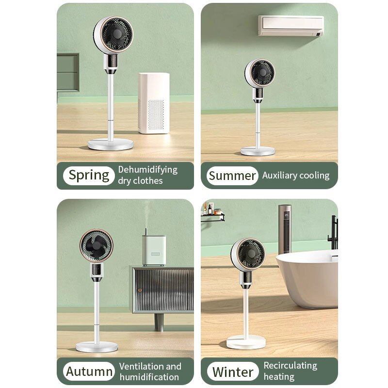 Air Circulation Fan Manufacturer - New Household Electric Quiet Dual-Use Remote-Controlled Pedestal for Indoor
