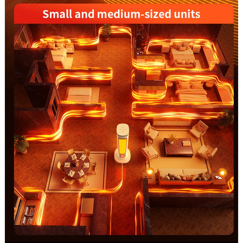 PTC Ceramic Fan Heater Manufacturer - A3 Hot Sale Small Freestanding Fast Heating Mechanical Control 1299-2000W