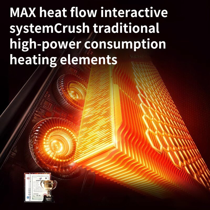 Electric Heater Manufacturer - Dual-Use New Home Stand Alone Cold Warm Plastic Carry Handle Remote Control PTC