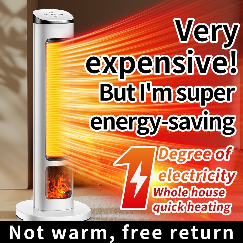 PTC Ceramic Fan Heater Manufacturer - A3 Hot Sale Small Freestanding Fast Heating Mechanical Control 1299-2000W