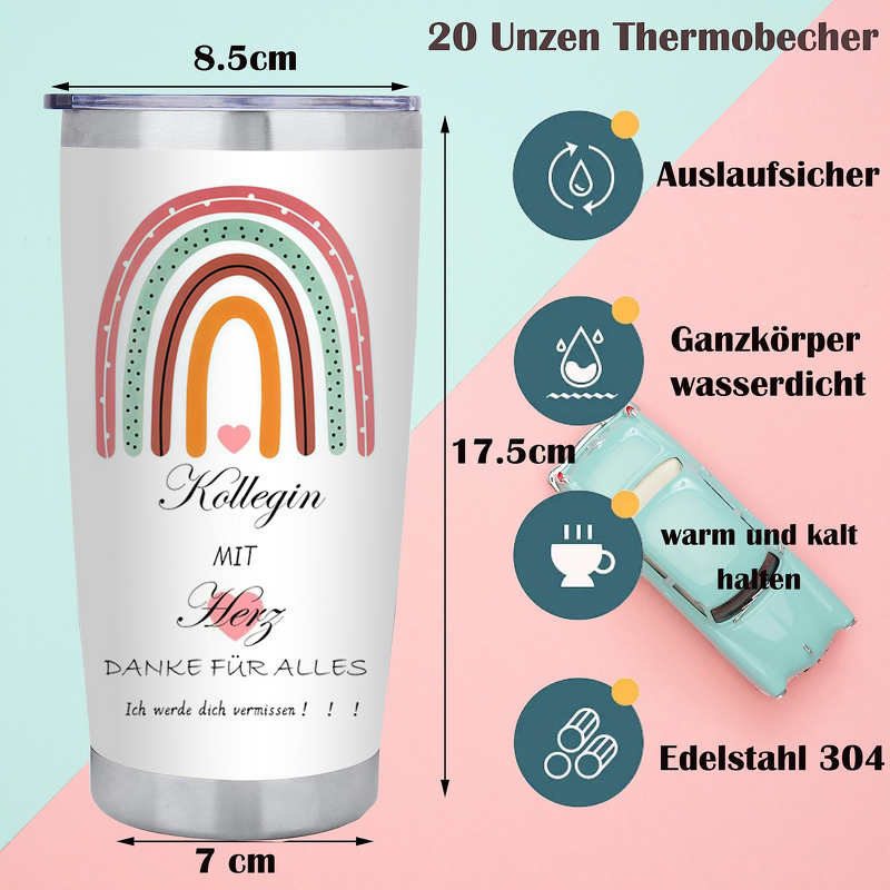 Vacuum Insulated Cup Manufacturer - 3D Printed 20 oz Stainless Steel Eco-Friendly Large Capacity Modern for Coffee Water