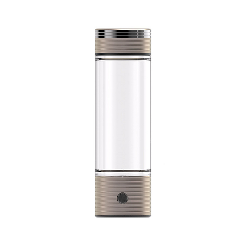 Hydrogen-Rich Water Bottle Manufacturer - 1L High-End Glass Modern Design Battery Powered Eco-friendly Outdoor