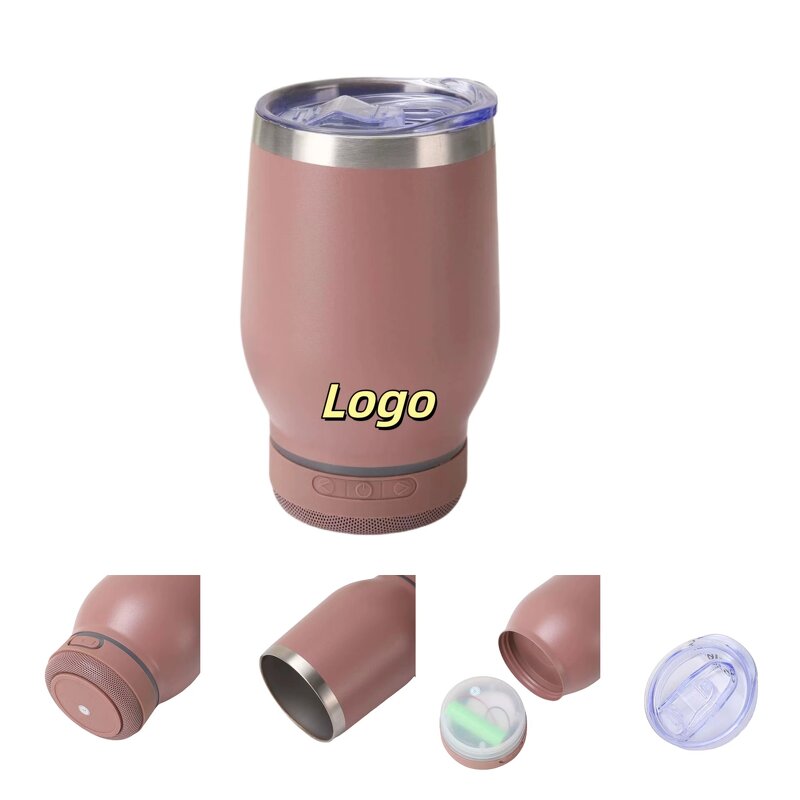 Smart Drinkware Manufacturer - Wholesale 12 oz Stainless Steel Insulated Tumblers Bluetooth Speaker Bulk for Coffee