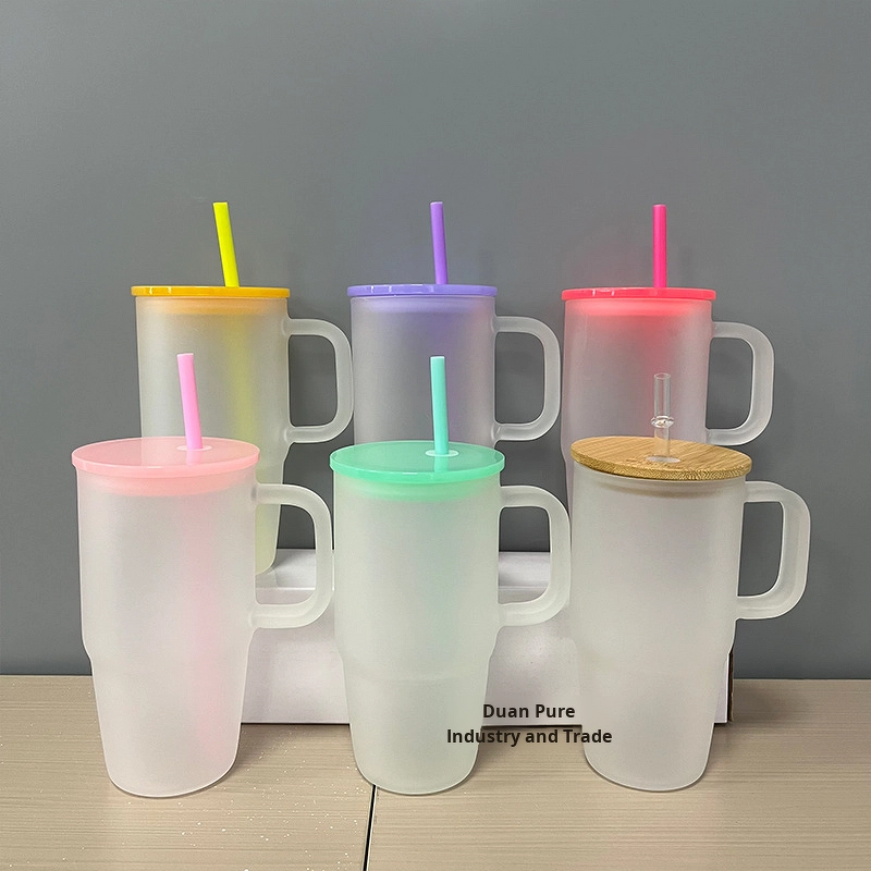 Plastic Straw Cup Manufacturer - USA Stock 24oz Double-Layer Transparent Disposable with Flat Lid Custom for Children