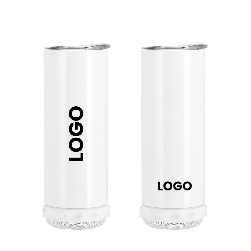 Thermos Cup Manufacturer - USA Stock 20oz Large Capacity 304 Stainless Steel with Music Bluetooth Holder USB Charging