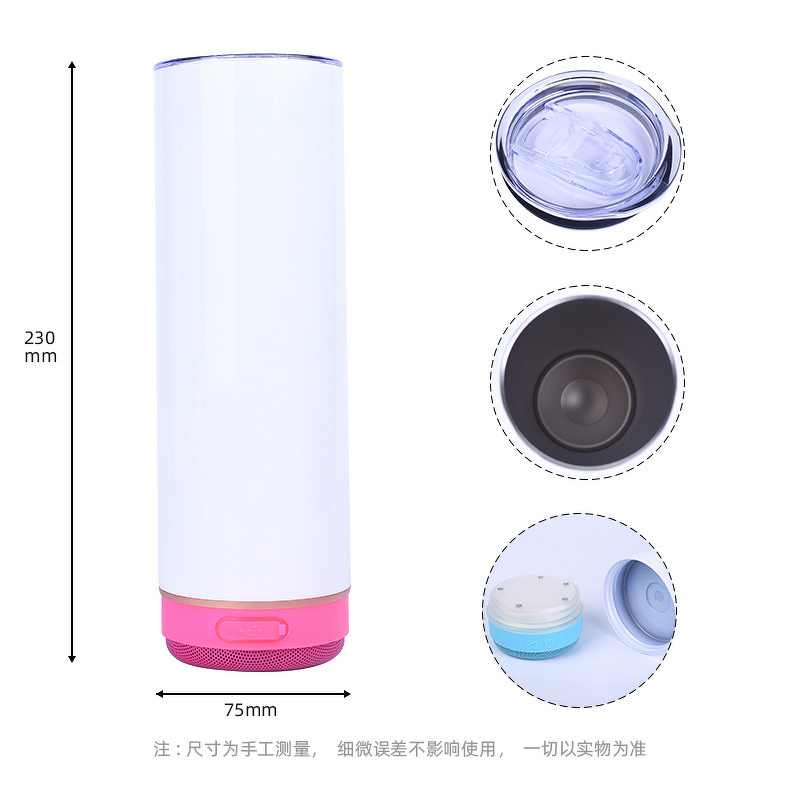 Vacuum Insulated Travel Cup Manufacturer - 20oz Stainless Steel Modern Children White Straight Straw Boiling Water Safe