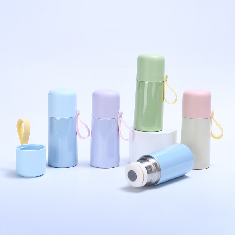 Vacuum Flask Bottle Manufacturer - Customized Logo Double-Layer Stainless Steel Classic Design with Straw 6-12 Hours