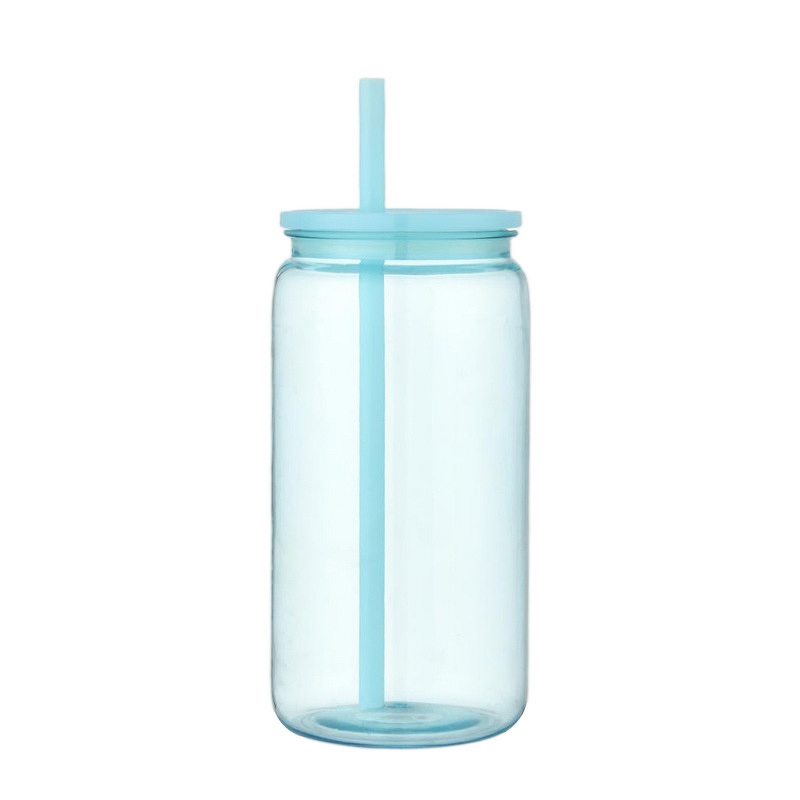 Kids Plastic Tumbler Manufacturer - Custom 10oz Acrylic with Pre-Drilled Hole Plug White Box Packaging Snow Globe Sippy