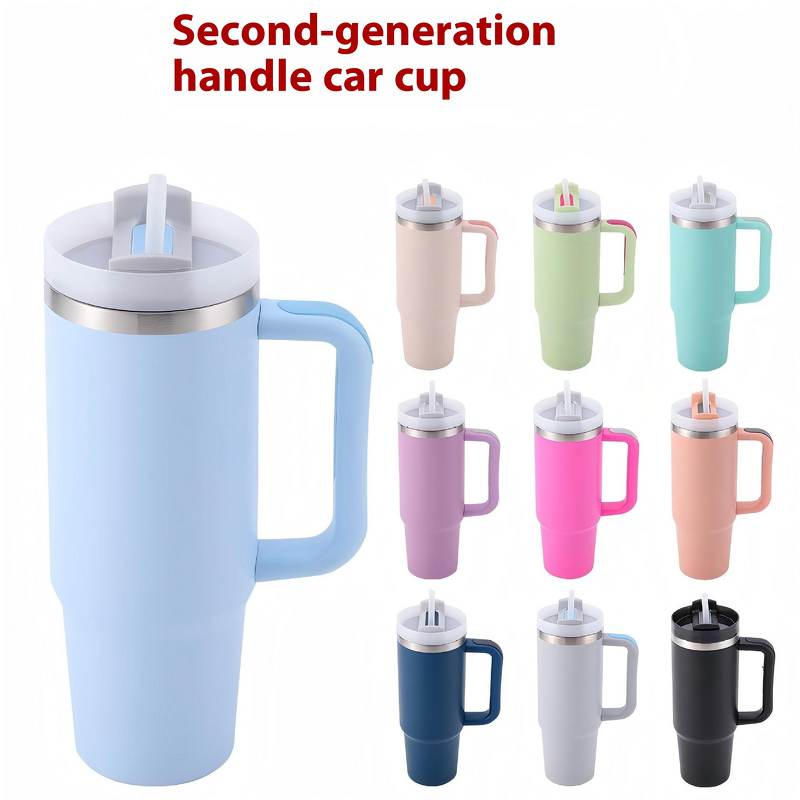 Frosted Glass Travel Mug Manufacturer - JDSR 20oz Disposable with Bamboo Straw Lid Classic Design Dishwasher Safe