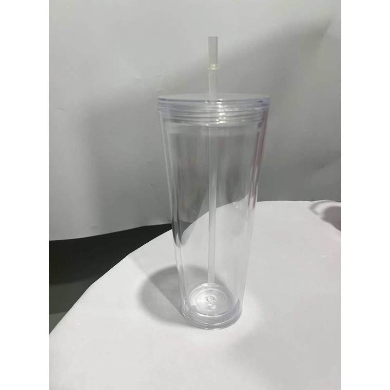 PC Mason Jar Water Cup Manufacturer - Customizable 16oz Double-Layer BPA Free Eco-friendly Dishwasher Safe with Straw