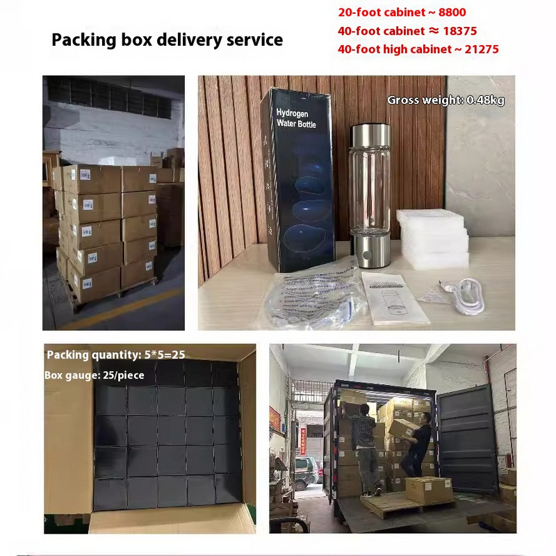 Hydrogen-Rich Cup Manufacturer - 300ml Modern Smart Battery Powered Eco-Friendly High Hydrogen Content Three-in-One