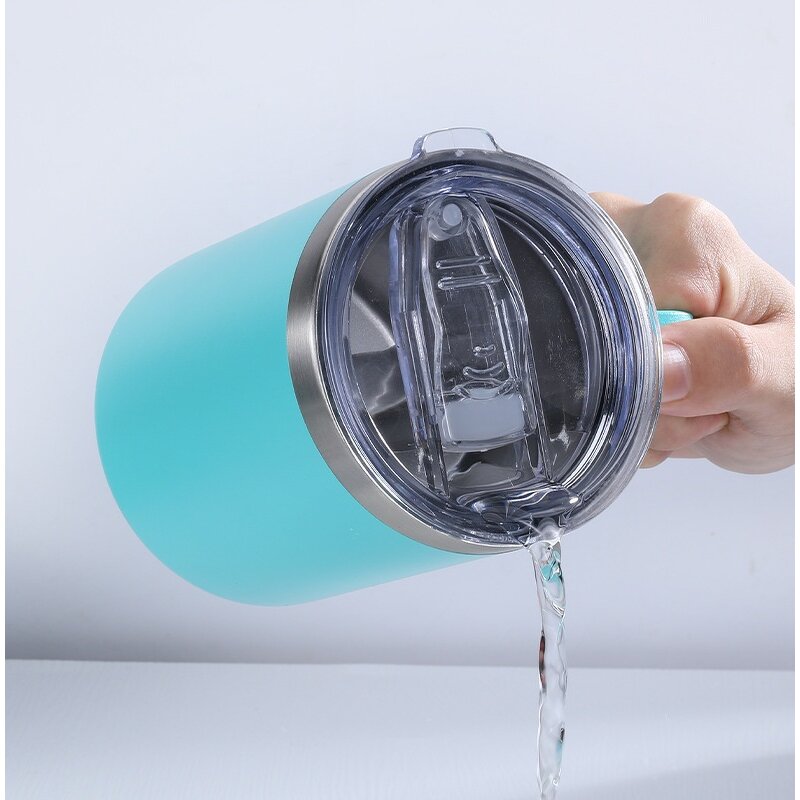 Stainless Steel Cup Manufacturer - JDSR USA Stock Simple White 20oz Foldable Eco-Friendly Portable 6-Hour Thermal