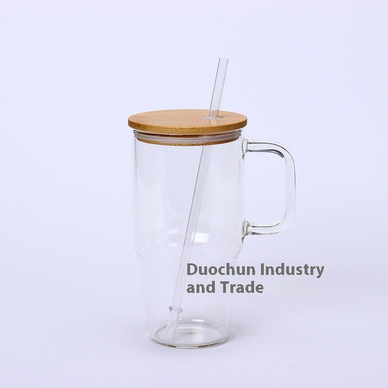 Plastic Straw Cup Manufacturer - USA Stock 24oz Double-Layer Transparent Disposable with Flat Lid Custom for Children