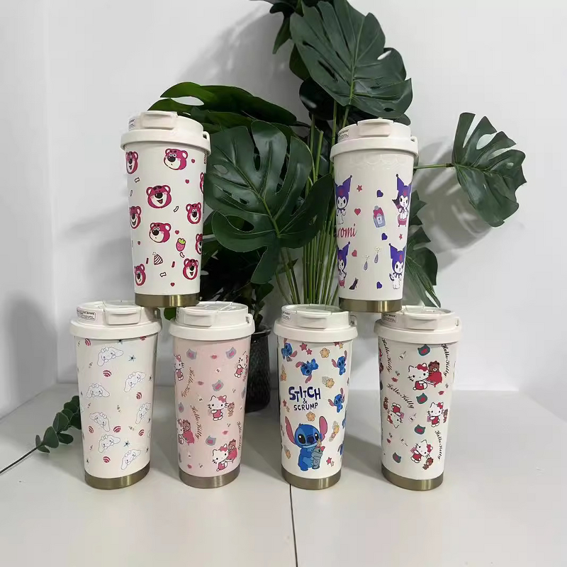 Vacuum Flask Manufacturer - Women's 600ml Stainless Steel Eco-friendly with Lid 6-12 Hours Thermal Modern for Car