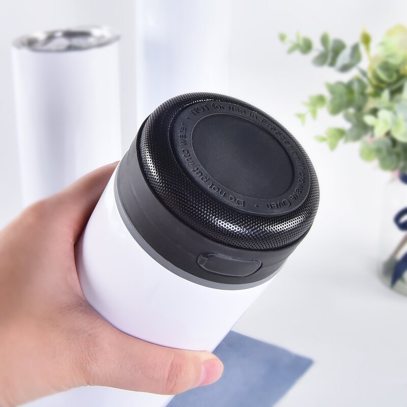 Smart Music Tumbler Manufacturer - 20oz Wireless Stainless Steel for Skinny Straight Sublimation with Speaker for Travel