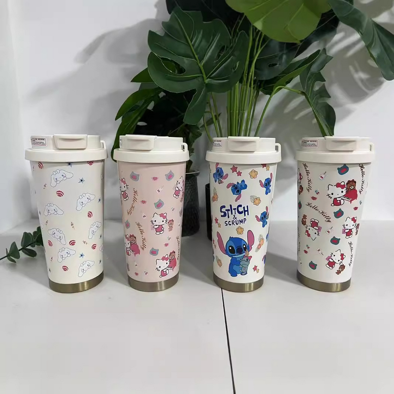 Vacuum Flask Manufacturer - Women's 600ml Stainless Steel Eco-friendly with Lid 6-12 Hours Thermal Modern for Car