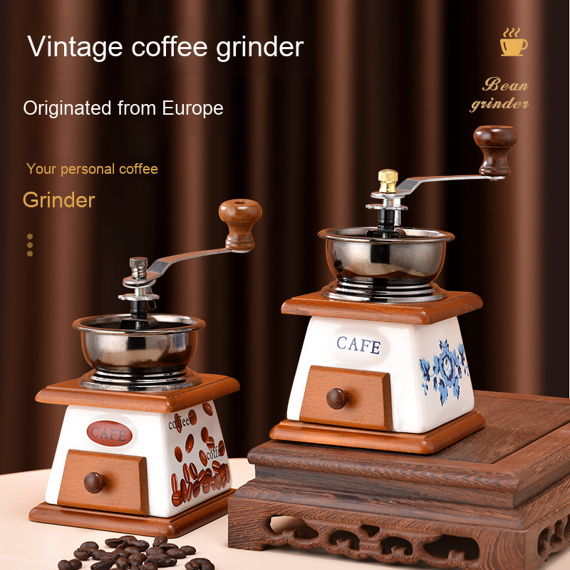 Manual Coffee Grinder Manufacturer - Modern Portable Home Kitchen Stainless Steel Eco-friendly for Camping 1-2L Custom