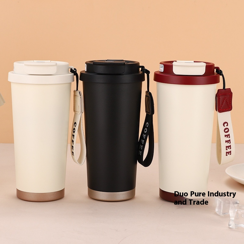 Stainless Steel Mug Manufacturer - 14oz Modern 304 Vacuum Insulation 6-12 Hours Thermal Includes Straw for Travel Office