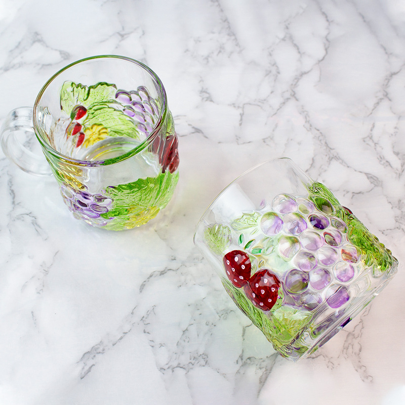 Borosilicate Glass Tumbler Manufacturer - 300ml High-Value Handle Modern Design Dishwasher Safe for Coffee Home Use