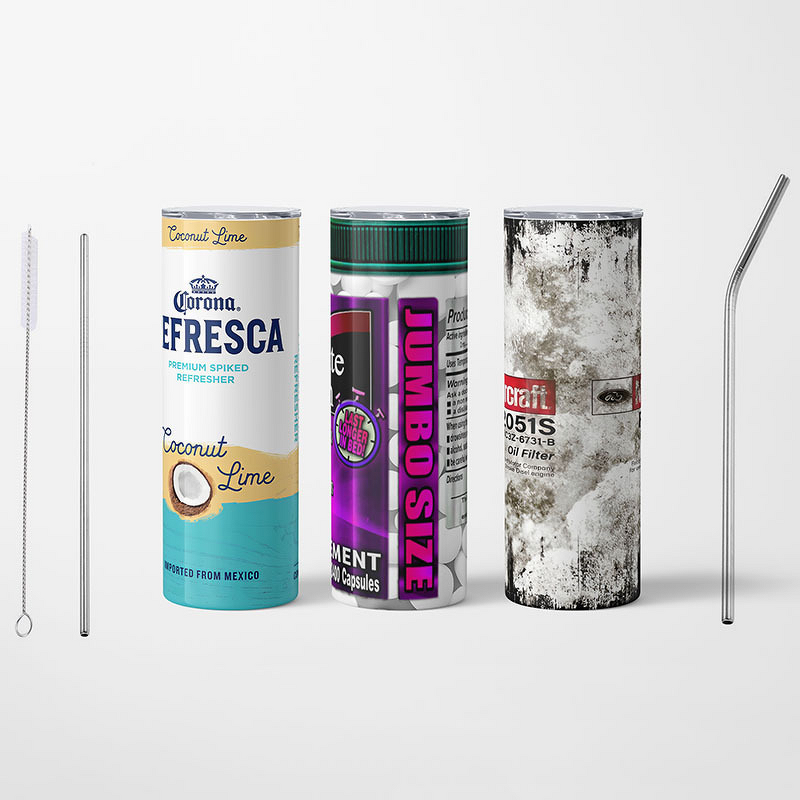 Insulated Stainless Steel Cup Manufacturer - 3D Printed 20oz Portable Large Straw Creative Vacuum for Cold Thermal