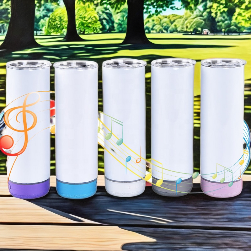 Smart Water Bottle Manufacturer - 20oz Stainless Steel Vacuum Insulated Bluetooth Portable Tumbler Speaker for Outdoor