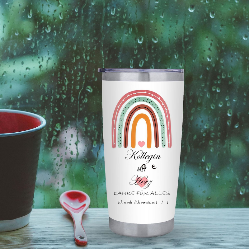 Vacuum Insulated Cup Manufacturer - 3D Printed 20 oz Stainless Steel Eco-Friendly Large Capacity Modern for Coffee Water