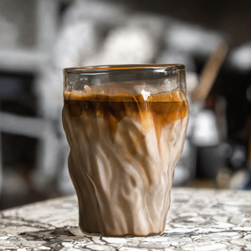 Bamboo Lid Glass Tumbler Manufacturer - Eco-Friendly Double-Layer Transparent Microwave Dishwasher Safe Modern for Camping