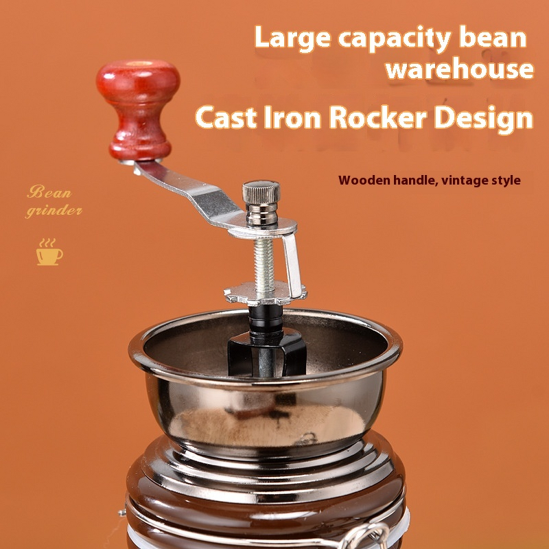 Hand Coffee Grinder Manufacturer - Hot-Selling Retro Mini Stainless Steel Eco-friendly Luxury Travel Wood for Kitchen