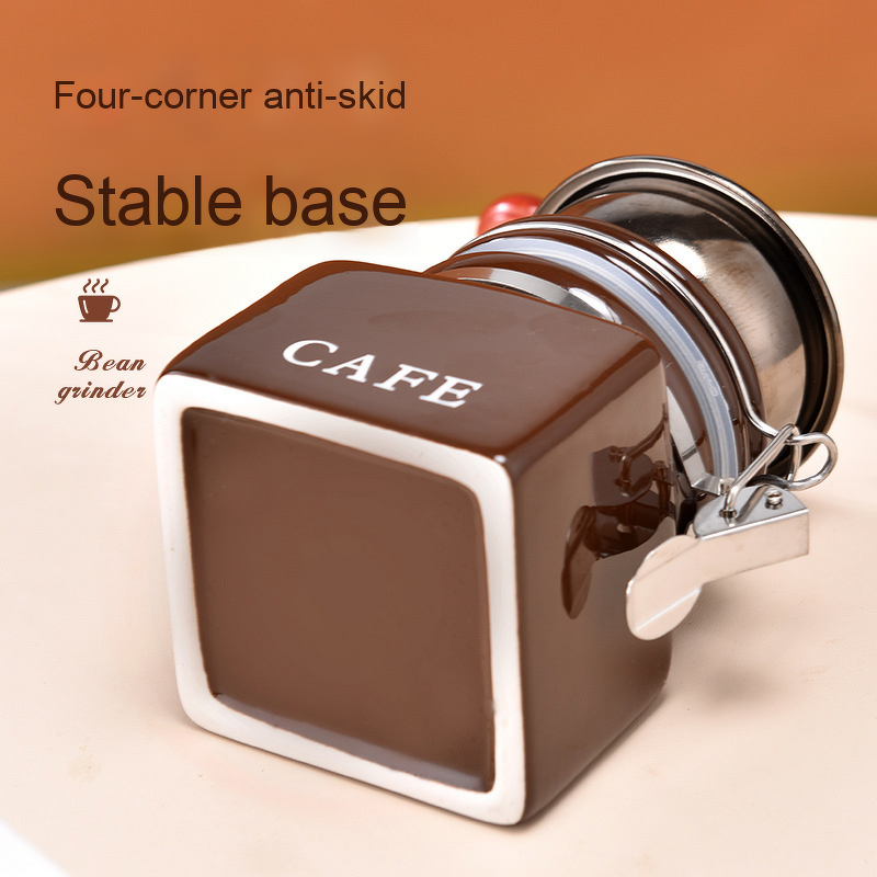 Hand Coffee Grinder Manufacturer - Hot-Selling Retro Mini Stainless Steel Eco-friendly Luxury Travel Wood for Kitchen