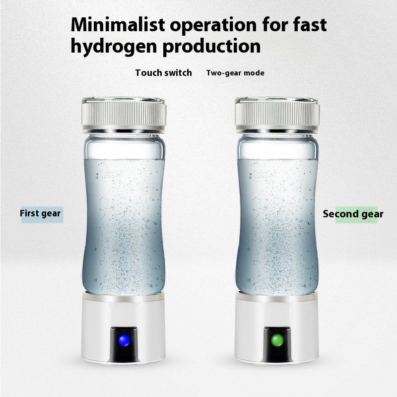 Hydrogen-Rich Water Bottle Manufacturer - Direct Supply 300ml Glass Eco-friendly Smart Modern High-Concentration