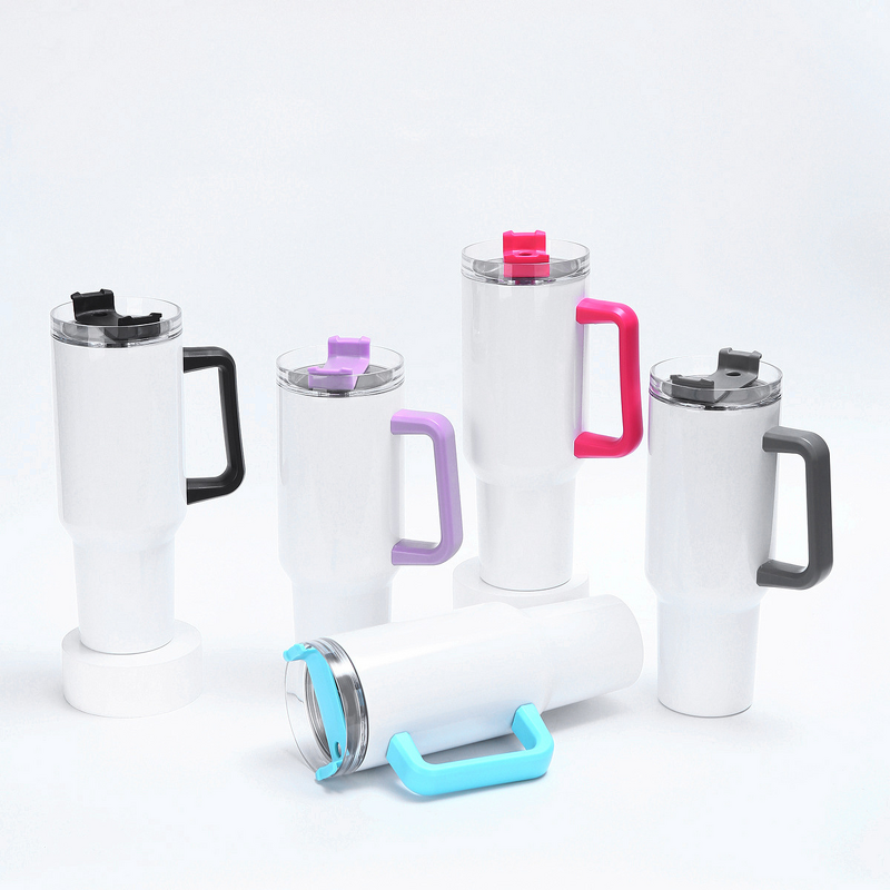 Plastic Straw Cup Manufacturer - USA Stock 10oz BPA Free Leak-Proof Eco-Friendly Portable with Handle Bottom Hole Glitter