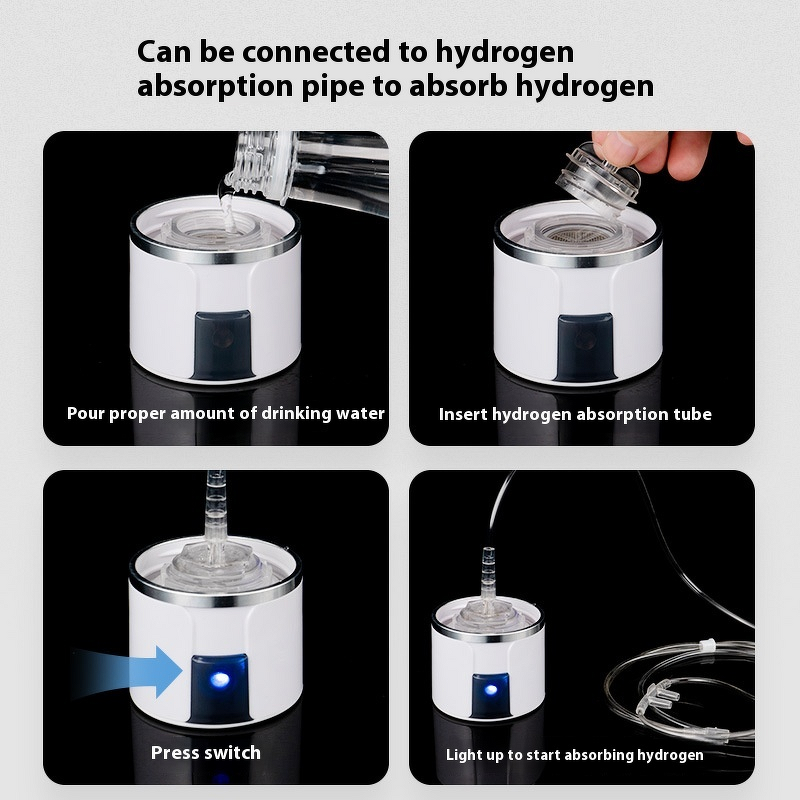 Hydrogen-Rich Cup Manufacturer - 300ml High-End Glass Eco-friendly Modern Digital Smart with Lid 6-12 Hours Thermal