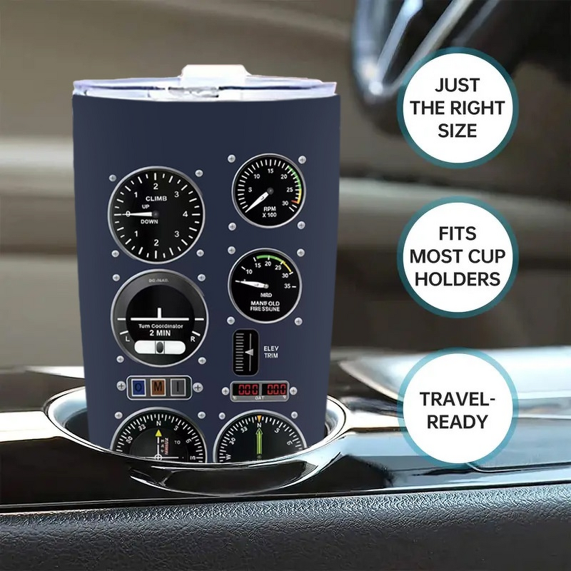 Stainless Steel Tumbler Manufacturer - 20oz Portable 304 High Aesthetic 3D Printed Vacuum Insulation for Coffee Beer