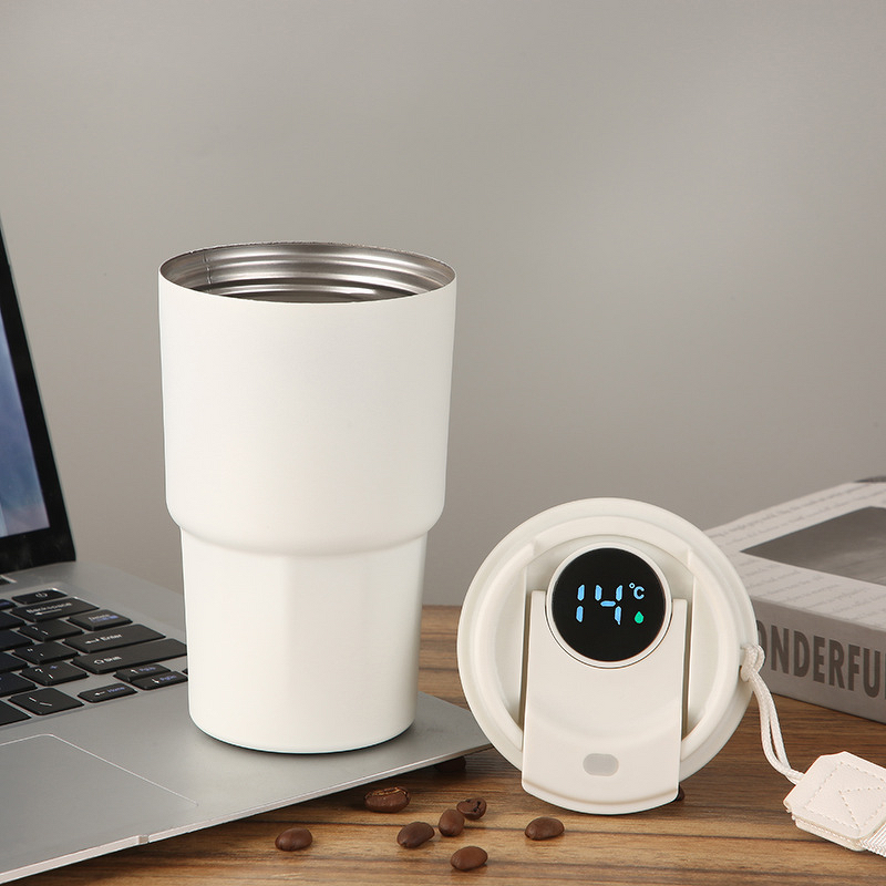 Thermos Cup Manufacturer - Intelligent 500ml Stainless Steel Modern USB Charging High-Aesthetics Portable Electronic