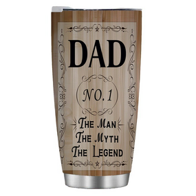 Insulated Office Cup Manufacturer - Creative 3D Printed 304 Stainless Steel Modern Double-Layer Vacuum 20oz Portable