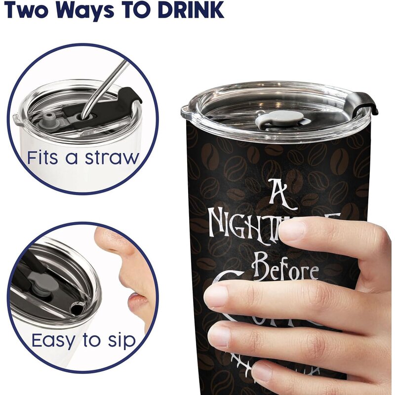 Stainless Steel Vacuum Mug Manufacturer - Large 20oz 3D Printed Modern 304 Double-Layer with Straw Boiling Water Safe