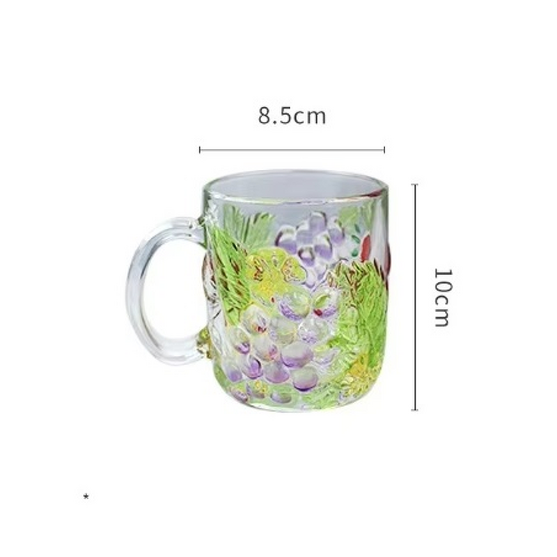Borosilicate Glass Tumbler Manufacturer - 300ml High-Value Handle Modern Design Dishwasher Safe for Coffee Home Use