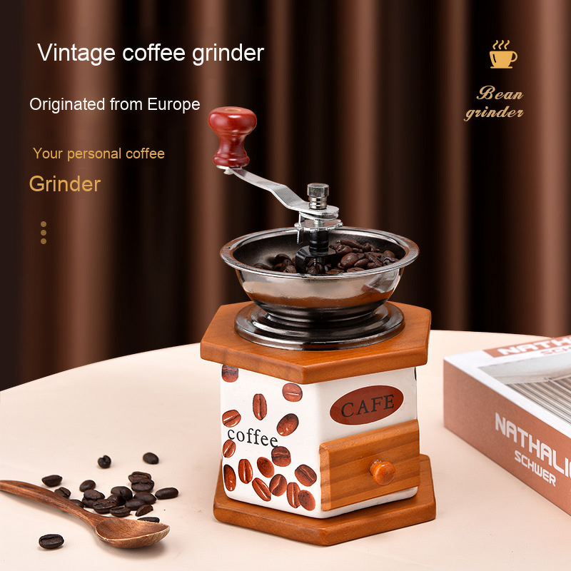 Manual Coffee Grinder Manufacturer - JDSR Small Household Hand Bean Set Modern Design Eco-friendly Stainless Steel