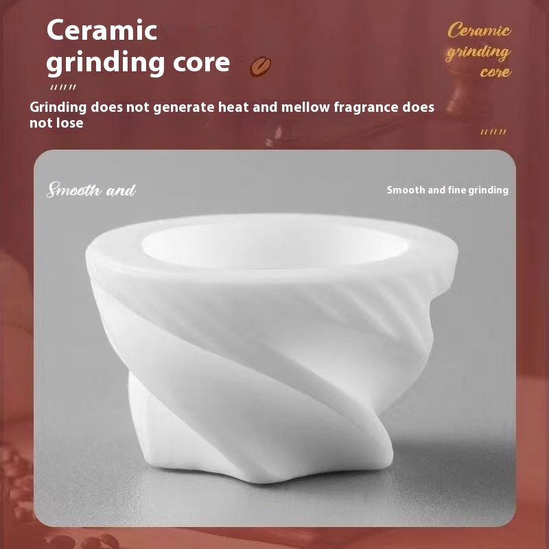 Manual Coffee Grinder Manufacturer - Small Retro Stainless Steel Conical Burr Eco-friendly Household Kitchen Hand-Crank