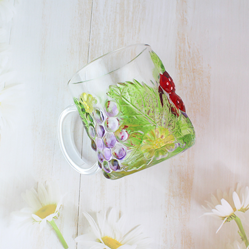 Borosilicate Glass Tumbler Manufacturer - 300ml High-Value Handle Modern Design Dishwasher Safe for Coffee Home Use