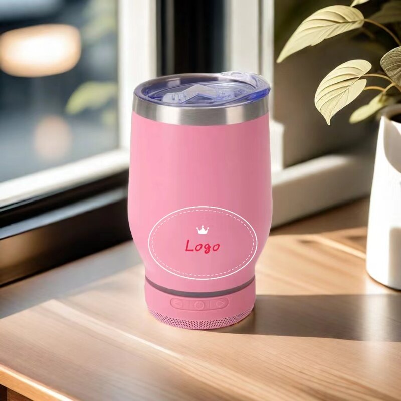 Smart Drinkware Manufacturer - Wholesale 12 oz Stainless Steel Insulated Tumblers Bluetooth Speaker Bulk for Coffee