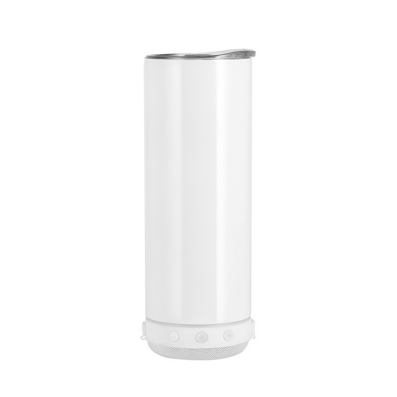 Thermos Cup Manufacturer - USA Stock 20oz Large Capacity 304 Stainless Steel with Music Bluetooth Holder USB Charging