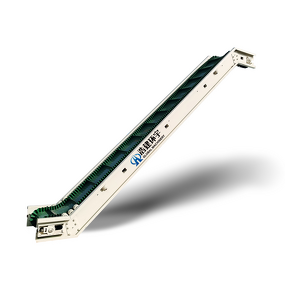 Sidewall belt conveyor – 0-90° adjustable corrugated sidewall conveyor belt