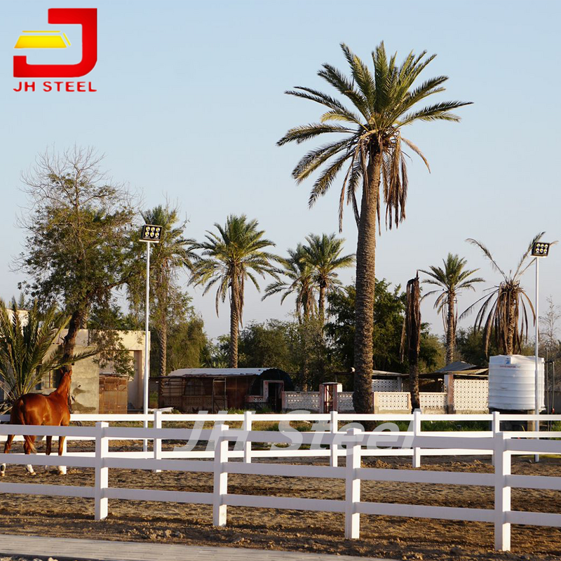 Horse Paddock Fence Manufacturer - Vinyl PVC Plastic Privacy Farm Ranch White