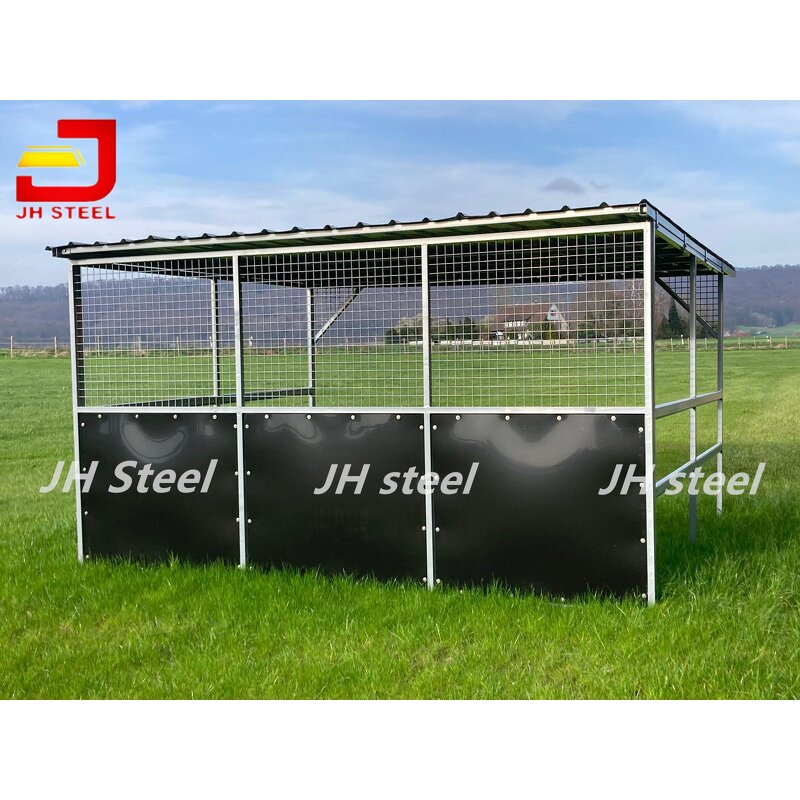 Horse Stable Stall Manufacturer - HDPE Metal Shelter for Livestock Farm