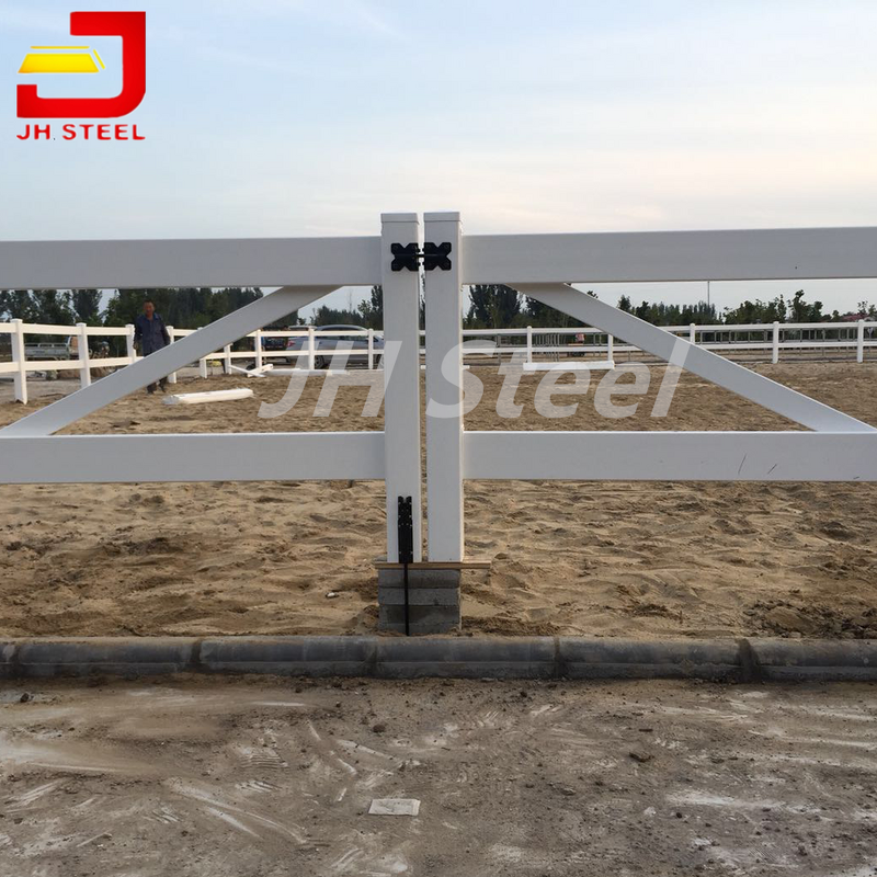 Horse Paddock Fence Manufacturer - Vinyl PVC Plastic Privacy Farm Ranch White