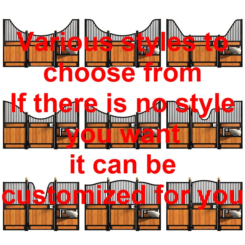 Horse Stable Manufacturer - 12 JH Permanent Bamboo Equestrian Barns with Hay Feeders