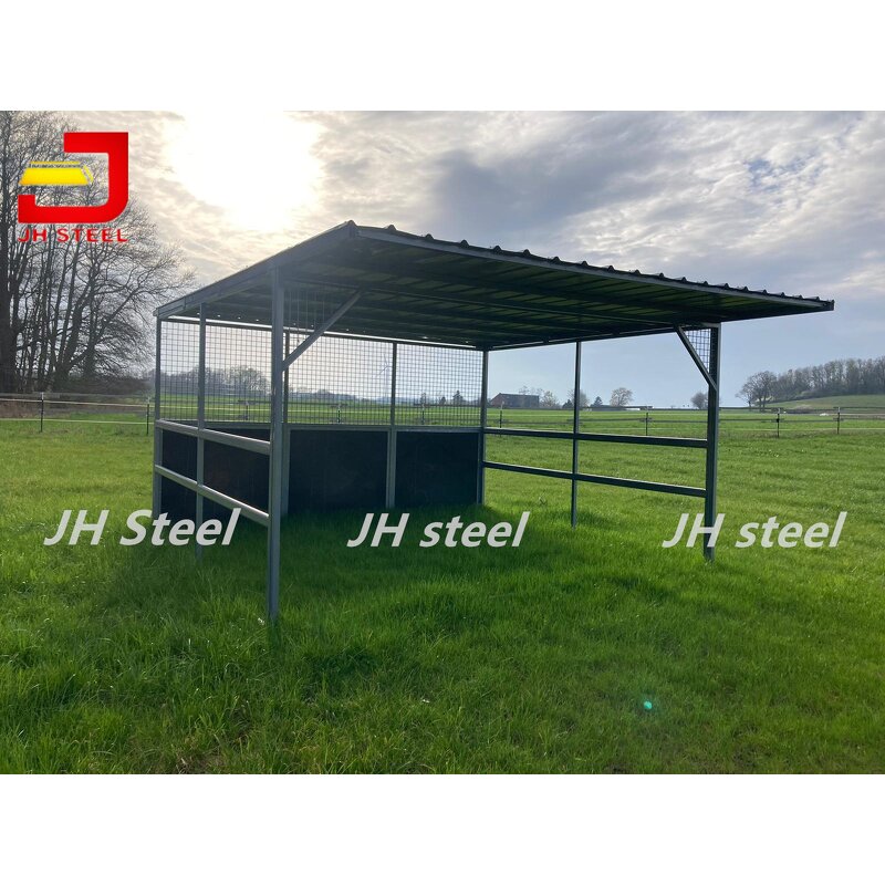 Horse Stable Stall Manufacturer - HDPE Metal Shelter for Livestock Farm
